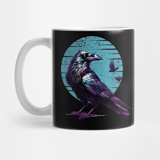 Raven Artistry Mystic Crow, fullmoon, crows, american crow, corvus,bird, birds Mug